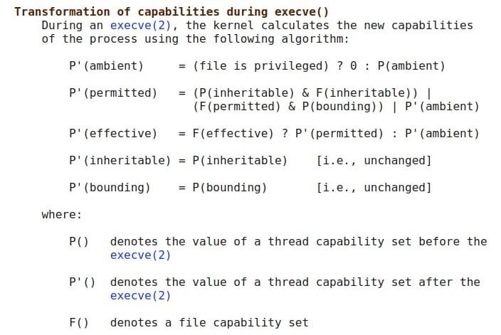 Capabilities set theorie